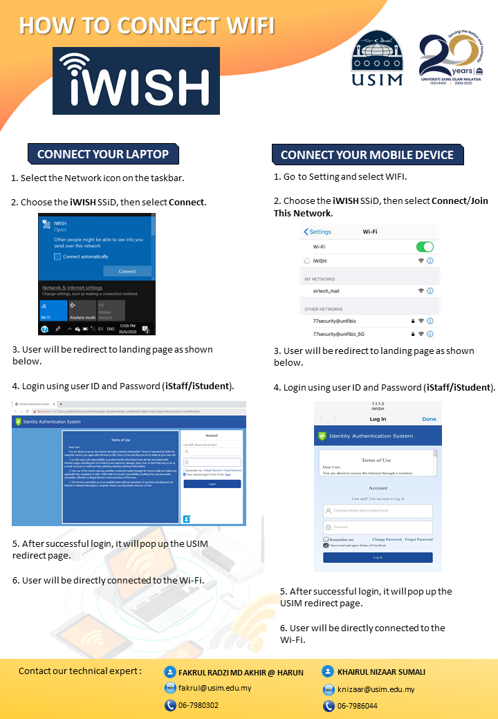 HOW TO CONNECT WIFI iWISH